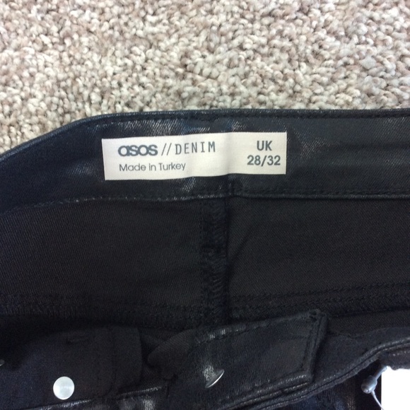 ASOS Black Ridley Jeans - Picture 2 of 6